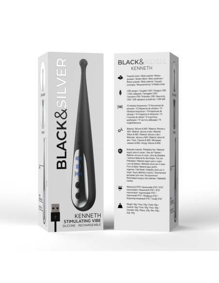 BLACK&SILVER - KENNETH STIMULATING VIBE 