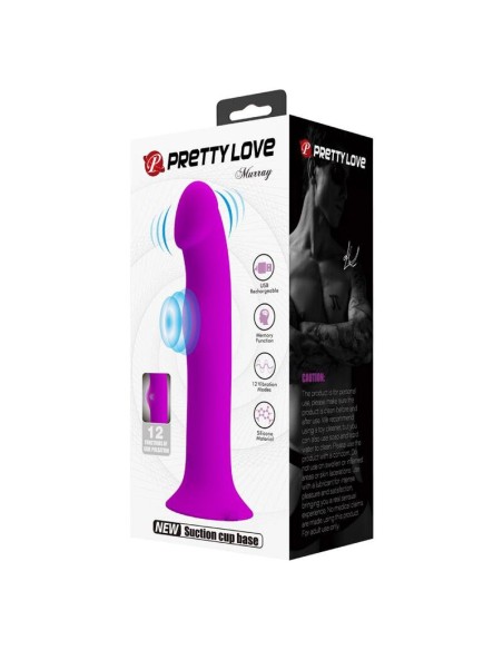 PRETTY LOVE - MURRAY VIBRADOR Y ESTIMULADOR PUNTO G MORADO 