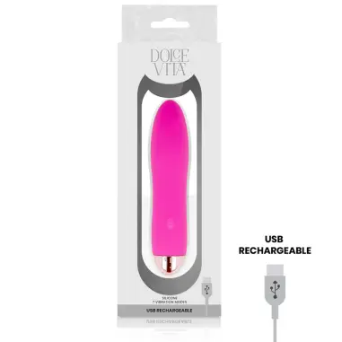 Vibrador Recargable Four Rosa 7 Velocidades | Dolce Vita