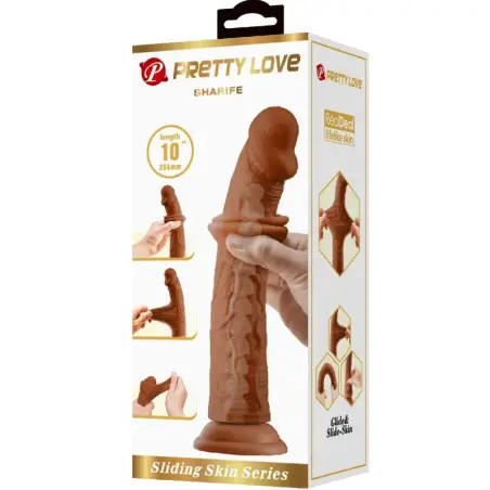 Sharife Dildo Realístico 25 cm Mulato | Pretty Love