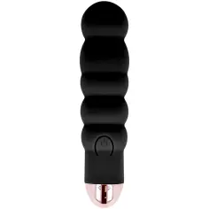 DOLCE VITA - VIBRADOR RECARGABLE SIX NEGRO 7 VELOCIDADES