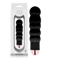 DOLCE VITA - VIBRADOR RECARGABLE SIX NEGRO 7 VELOCIDADES 2