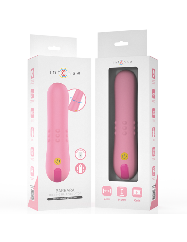 INTENSE - BARBARA VIBRADOR CON PERLAS GIRATORIAS 