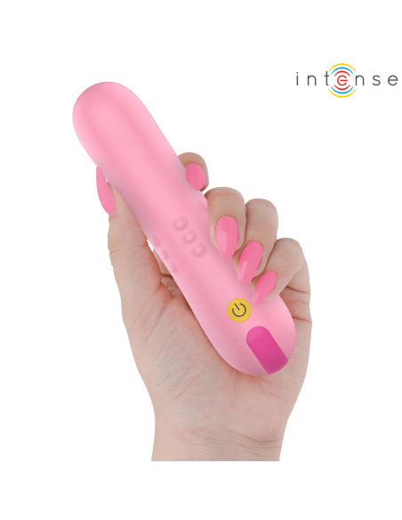 INTENSE - BARBARA VIBRADOR CON PERLAS GIRATORIAS 