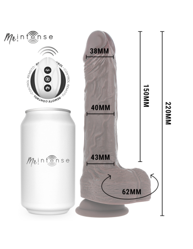 MR INTENSE - MATT REALÍSTICO MULTIFUNCIÓN CON VIBRACIÓN UP AND DOWN CONTROL REMOTO 22 CM -O- 4 CM 