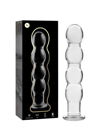NEBULA SERIES BY IBIZA - MODELO 10 DILDO CRISTAL TRANSPARENTE 16.5 CM -O- 3.5 CM 