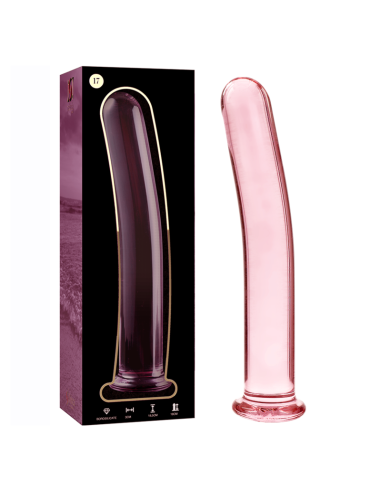 NEBULA SERIES BY IBIZA - MODELO 17 DILDO CRISTAL ROSA 18.5 CM -O- 3 CM 