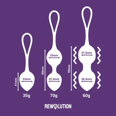 Rewobeads Bolas Vibradoras Control Remoto con Tecnologia