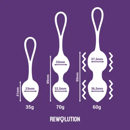 Rewobeads Bolas Vibradoras Control Remoto con Tecnologia