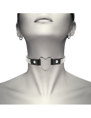 COQUETTE CHIC DESIRE - CHOKER CUERO VEGANO CORAZON 