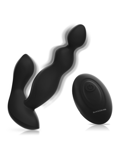 BLACK&SILVER - CORA PLUG PROSTÁTICO SILICONA CONTROL REMOTO 