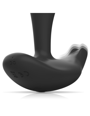 BLACK&SILVER - DWAYNE PLUG ANAL SILICONA CONTROL REMOTO 