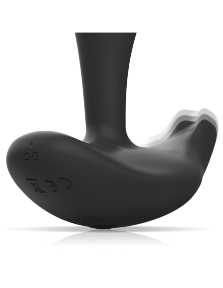 BLACK&SILVER - DWAYNE PLUG ANAL SILICONA CONTROL REMOTO 