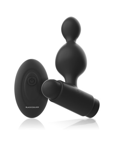 BLACK&SILVER - TUCKER PEQUEÑO PLUG ANAL SILICONA CONTROL REMOTO 