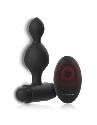 BLACK&SILVER - TUCKER PEQUEÑO PLUG ANAL SILICONA CONTROL REMOTO 