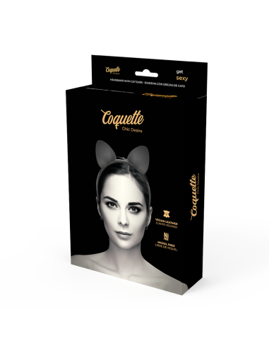 COQUETTE CHIC DESIRE - DIADEMA CON OREJAS DE GATO 