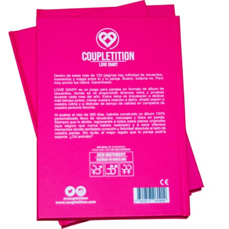 COUPLETITION - LOVE DIARY ÁLBUM DE RECUERDOS & DESEOS EN PAREJA COUPLETITION