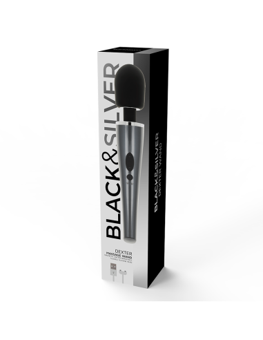 BLACK&SILVER - DEXTER MASSAGE WAND 
