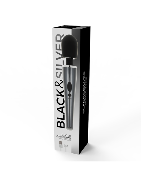 BLACK&SILVER - DEXTER MASSAGE WAND 