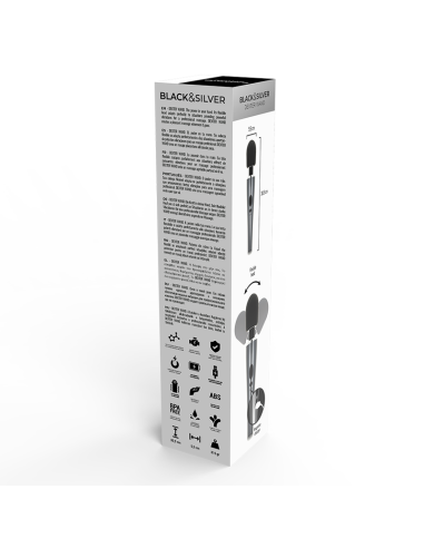 BLACK&SILVER - DEXTER MASSAGE WAND 