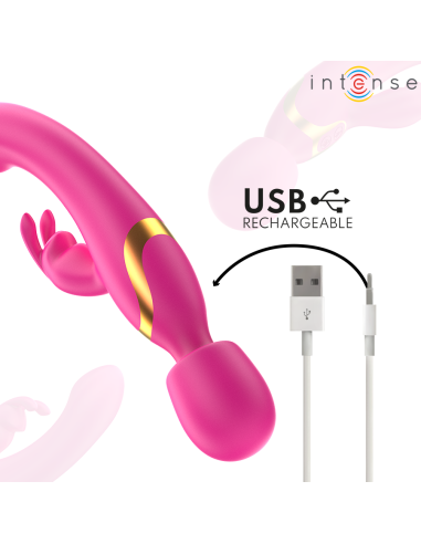 INTENSE - WINONA DOBLE VIBRADOR RABBIT & WAND 