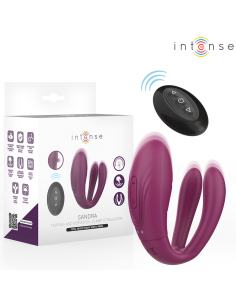 INTENSE - SANDRA VIBRADOR & ESTIMULADOR DE PINZAS CON GOLPETEO CONTROL REMOTO