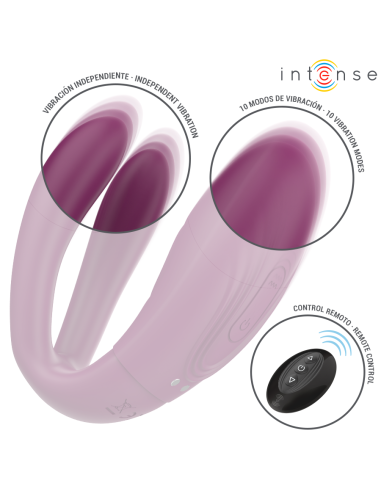 INTENSE - SANDRA VIBRADOR & ESTIMULADOR DE PINZAS CON GOLPETEO CONTROL REMOTO 