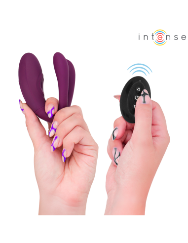 INTENSE - SANDRA VIBRADOR & ESTIMULADOR DE PINZAS CON GOLPETEO CONTROL REMOTO 