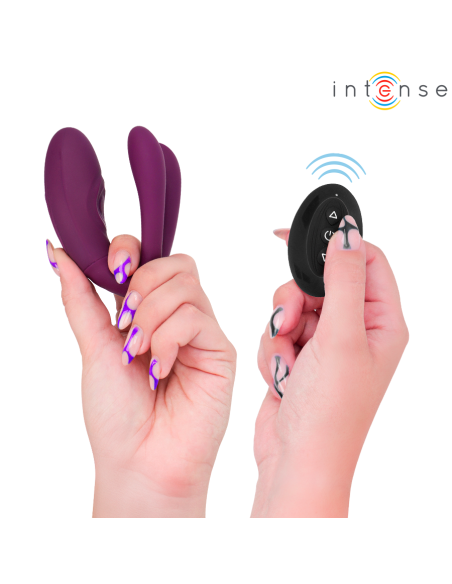 INTENSE - SANDRA VIBRADOR & ESTIMULADOR DE PINZAS CON GOLPETEO CONTROL REMOTO 