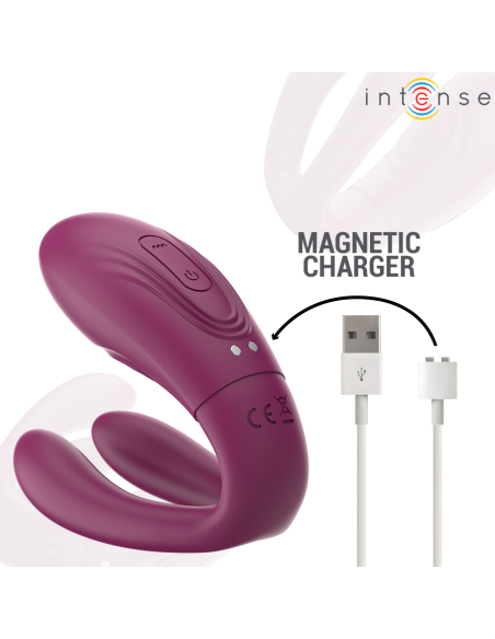INTENSE - SANDRA VIBRADOR & ESTIMULADOR DE PINZAS CON GOLPETEO CONTROL REMOTO 