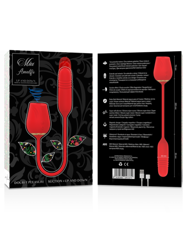 MIA - AMALFI DOBLE PLEASURE SUCCIONADOR + UP AND DOWN 