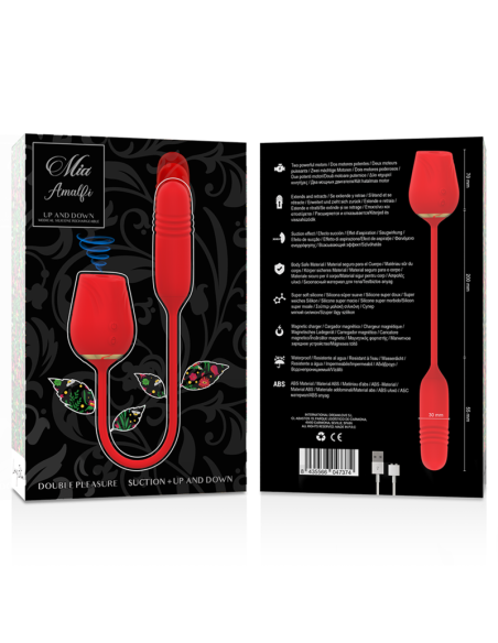 MIA - AMALFI DOBLE PLEASURE SUCCIONADOR + UP AND DOWN 