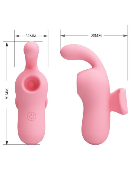 PRETTY LOVE - MINI FUN TOYS BY MAGIC FAIRY VIBRADOR & SUCCIONADOR 