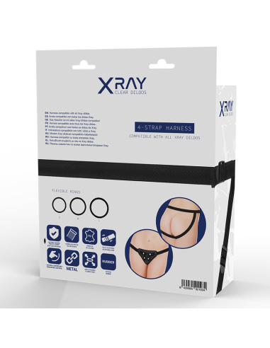 X RAY - ARNÉS COMPATIBLE CON ANILLAS SILICONA 