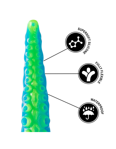 EPIC - SCYLLA DILDO TENTÁCULO FINO FLUORESCENTE TAMAÑO GRANDE 