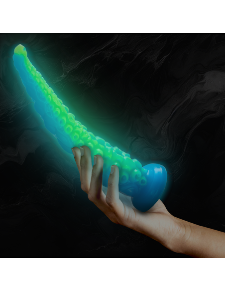 EPIC - SCYLLA DILDO TENTÁCULO FINO FLUORESCENTE TAMAÑO GRANDE 