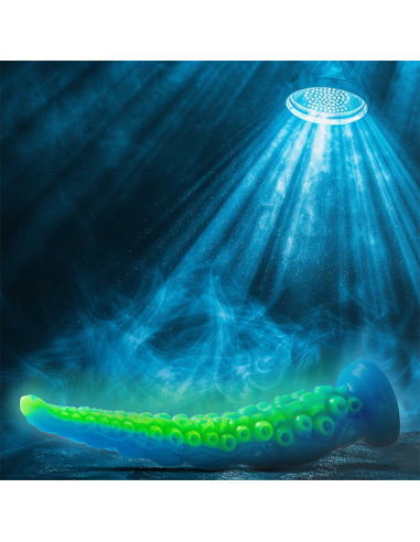 EPIC - SCYLLA DILDO TENTÁCULO FINO FLUORESCENTE TAMAÑO PEQUEÑO 