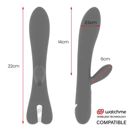 Erik Vibrador + Mando Control Remoto Watchme | Brilly Glam
