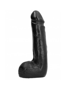 ALL BLACK - DILDO REALÍSTICO NEGRO SUAVE 20 CM 2
