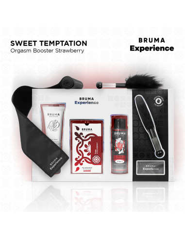 BRUMA XPERIENCE - KIT TENTACIÓN DULCE FRESA CON POTENCIADOR DE ORGASMOS 