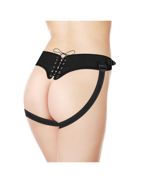 ROCKARMY - ARNÉS + DUAL DENSITY CRUSADER DILDO REALISTA 21.5 CM -O- 4.46 CM 