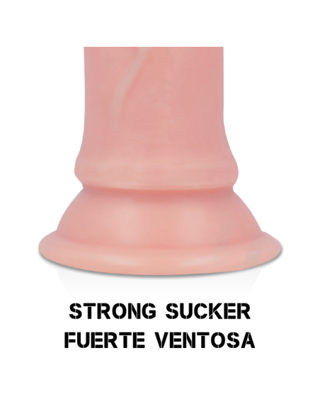 ROCKARMY - ARNÉS + LIQUID SILICONE DILDO PREMIUM KINGCOBRA 24 CM -O- 4.77 CM 