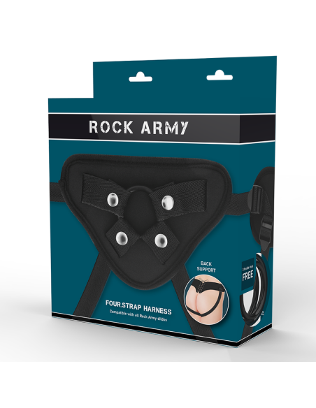 ROCKARMY - ARNÉS AJUSTABLE Y ANILLOS FLEXIBLES 