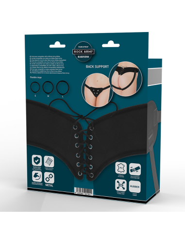 ROCKARMY - ARNÉS AJUSTABLE Y ANILLOS FLEXIBLES 