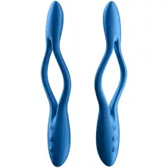 SATISFYER - ELASTIC GAME MULTI VIBRADOR AZUL 2