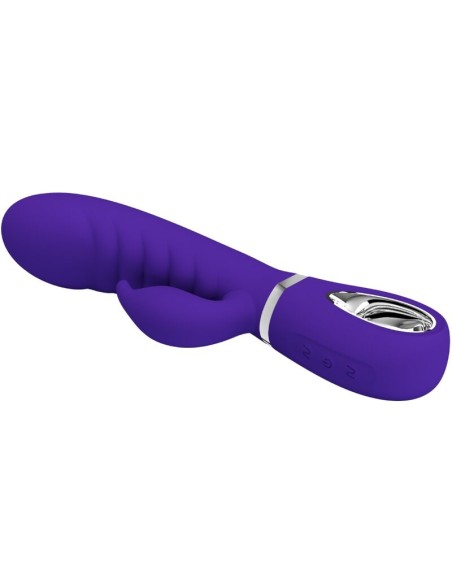 PRETTY LOVE - PRESCOTT VIBRADOR PUNTO G MULTIFUNCIÓN LILA 