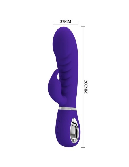 PRETTY LOVE - PRESCOTT VIBRADOR PUNTO G MULTIFUNCIÓN LILA 