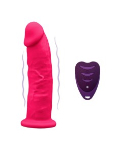 SILEXD - PENE REALÍSTICO MODELO 2 ROSA + CONTROL REMOTO LRS 17 CM