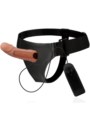 HARNESS ATTRACTION - ARNÉS HUECO MARCOS CON VIBRADOR 15 CM -O- 5 CM 