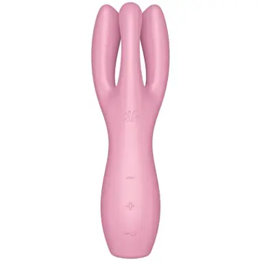 Threesome 3 Vibrador Rosa - 12 Modos | Satisfyer